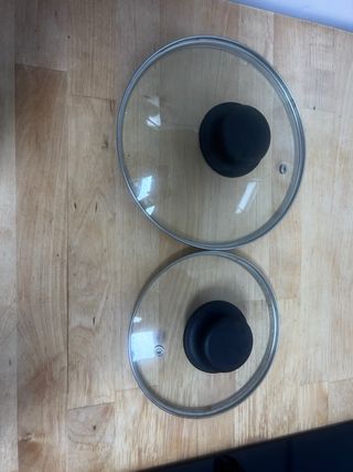 Tapas de cristal para ollas y sartenes