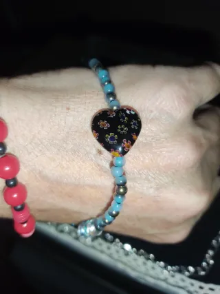 Conjunto Joyería Cristal de Murano artesanal