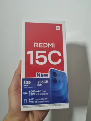 Xiaomi Redmi 15C 256GB 8gb ram Sin hbrir