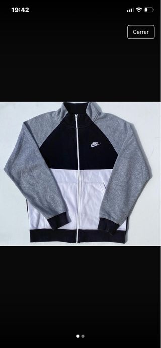 Chaqueta Nike Negra y Gris