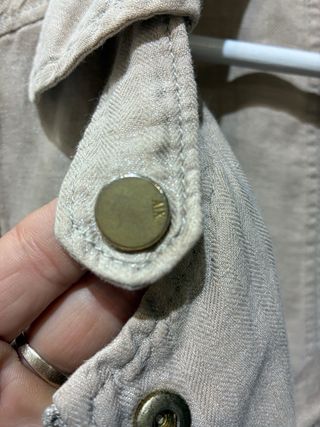 Sobrecamisa Armani Lino Beige