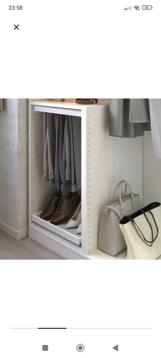 Estructura divisoria Komplement blanca