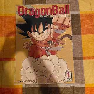 Tela Goku Tao Pai Pai Dragon Ball Poster Tecido