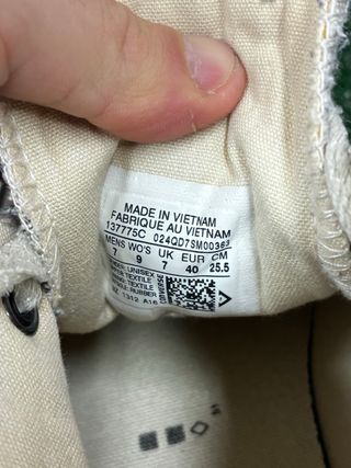 Converse Taglia 40 Camouflage