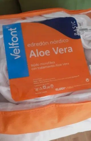 Edredón Nórdico Velfont Aloe Vera