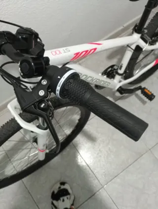 Bicicleta Rockrider ST100 Blanca