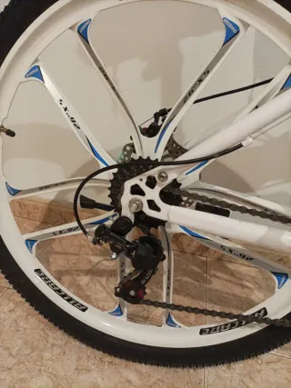 Bicicleta Montaña Plegable Novokart Blanca