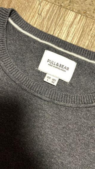 Jersey Pull&Bear Gris Talla M