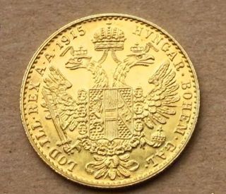 Moneta d'oro 1915 1 ducato