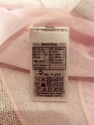 Falda ballet tul rosa decathlon sin usar