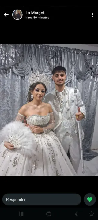 Vestido Novia Gitana Talla Única