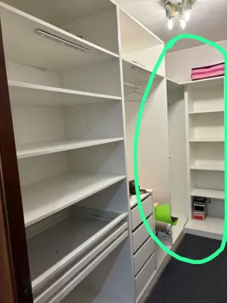 Armario PAX Esquinero Ikea Blanco