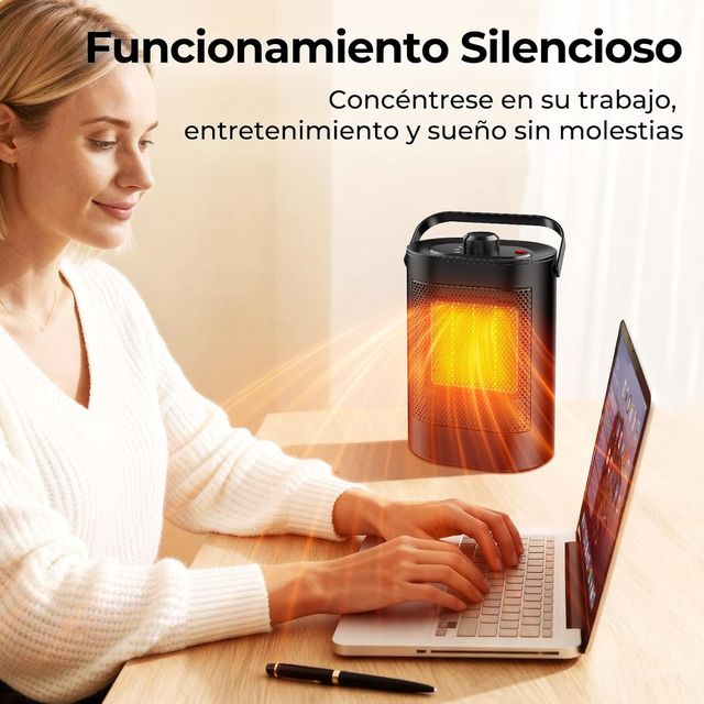 Calefactor Cerámico PTC 1500W Bajo Consumo