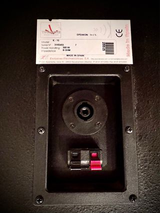 Altavoces PA Tecnare K15, etapa de potencia EMX640