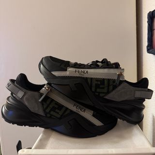 Zapatillas Fendi Negras y Verdes