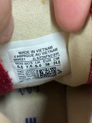 Converse All Star Rosse Tg 38