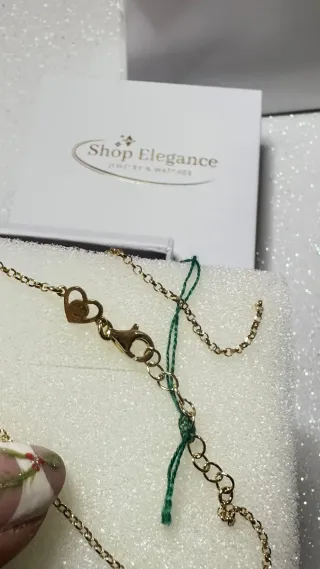 Collana in Argento 925 Placcata Oro.