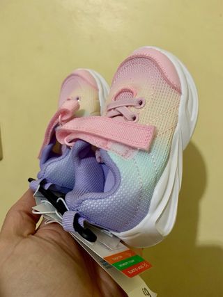 Sapatilhas menina rosa e lilás