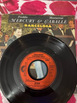 Vinilo Freddie Mercury & Montserrat Caballé Barcel