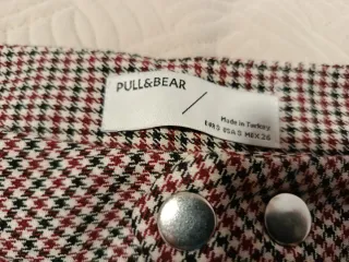 Falda cuadros multicolor