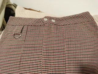 Falda cuadros multicolor