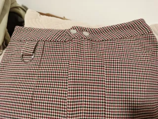 Falda cuadros multicolor