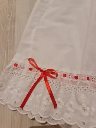 Enaguas Traje Tradicional Blanco