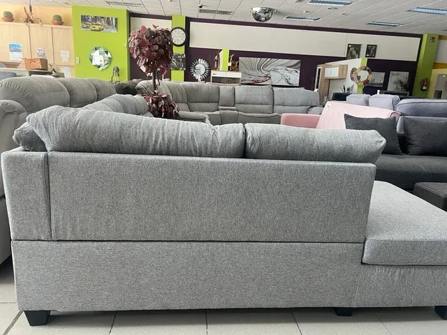 Sofá Rinconera Gris Gigante