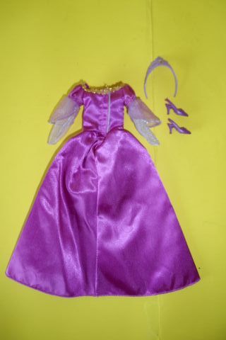 Abito Barbie Scarpe e Corona isola perduta luciana