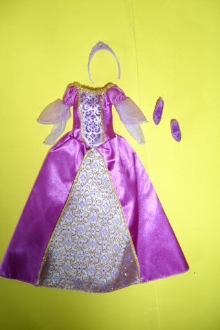 Abito Barbie Scarpe e Corona isola perduta luciana
