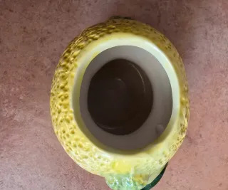 Porta mestoli in ceramica a forma di limone