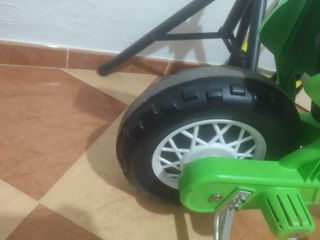 Mini moto eléctrica infantil verde