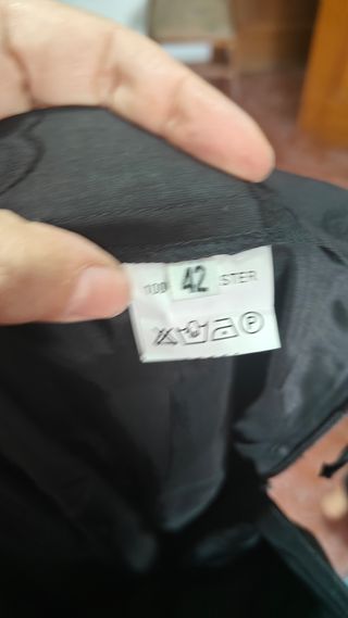 Falda larga fiesta negra talla 42