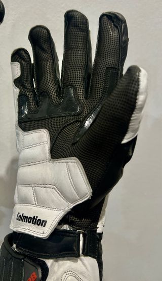 Guantes de moto de cuero