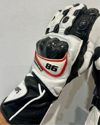 Guantes de moto de cuero