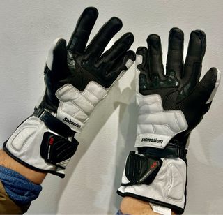 Guantes de moto de cuero