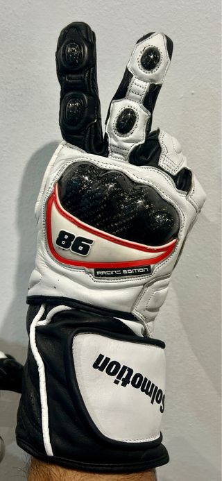 Guantes de moto de cuero