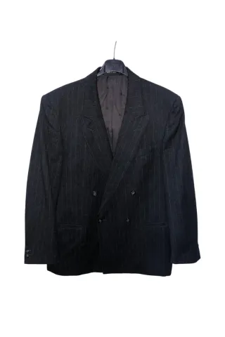 Giacca Blazer Doppiopetto Gessato Tg. 50/XL