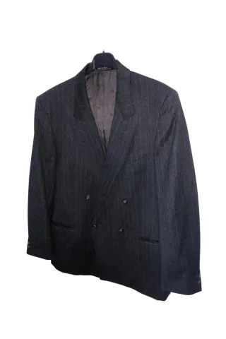 Giacca Blazer Doppiopetto Gessato Tg. 50/XL