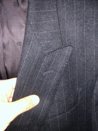 Giacca Blazer Doppiopetto Gessato Tg. 50/XL