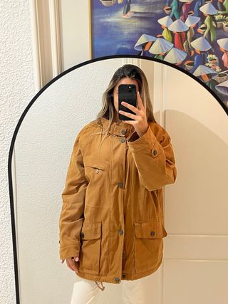 Chaqueta de hombre color camel