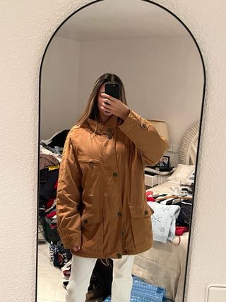 Chaqueta de hombre color camel