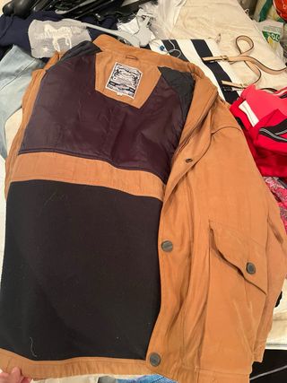 Chaqueta de hombre color camel