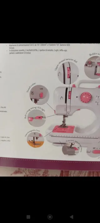 Máquina de coser love2craft