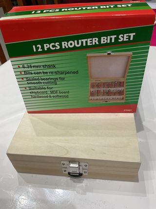 Set 12 Punte per Fresatrice Legno