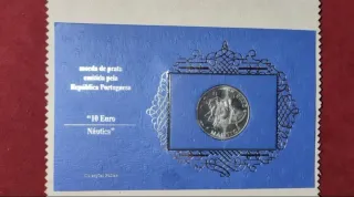 Monete 10 Euro Argento Nautica e Adesione 2 unità