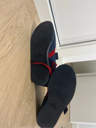 Zapatillas Adidas Halterofilia Powerlift Azul/Rojo