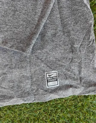 Camiseta Nike Térmica Manga Larga Talla M Gris