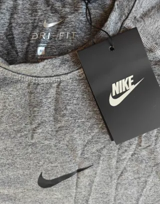 Camiseta Nike Térmica Manga Larga Talla M Gris