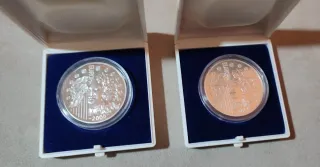 2 Monedas 1 1/2 Euro Francia